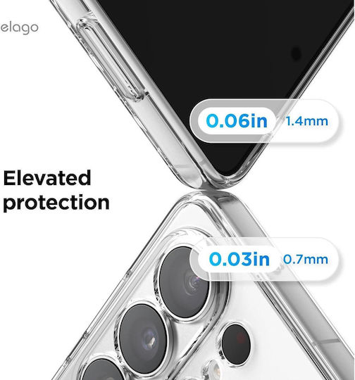 Case Samsung Galaxy S26 Ultra Elago Hybrid Transparent Hard Transparent Egs26hb69-tr