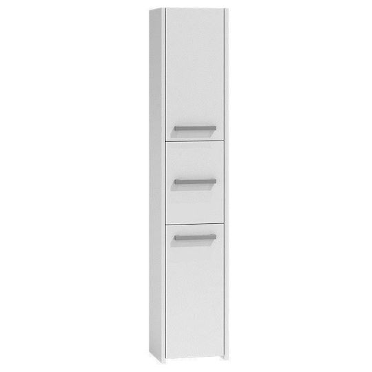 Topeshop S33 Στήλη Μπάνιου Δαπέδου 30x30x170cm Λευκή