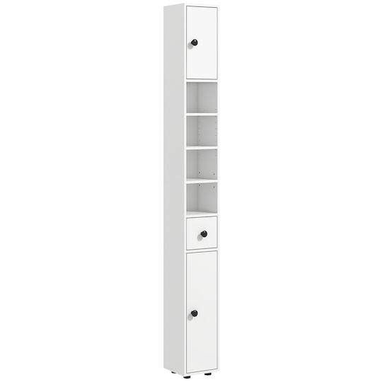 Kleankin 834-625V80WT Στήλη Μπάνιου Δαπέδου 20x20x180cm Λευκή