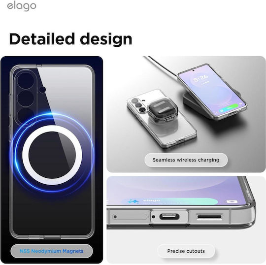 Θήκη Samsung Galaxy S26 Plus Elago Magnetic Hybrid Σκληρή Magsafe Transparent Egs26mshb67-tr