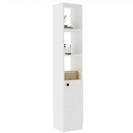 Megapap Badezimmersäule Boden H30xB29.6xH170cm Weiß