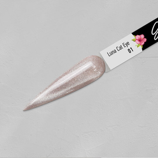 Gellie Ημιμόνιμο Βερνίκι Νυχιών Luna Cateye 01 Cat Eye 10ml