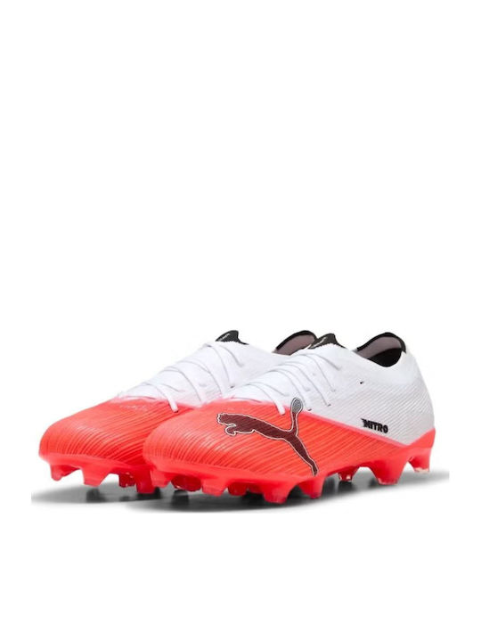 PUMA 7 Match Football Shoes with Cleats FG/AG Red