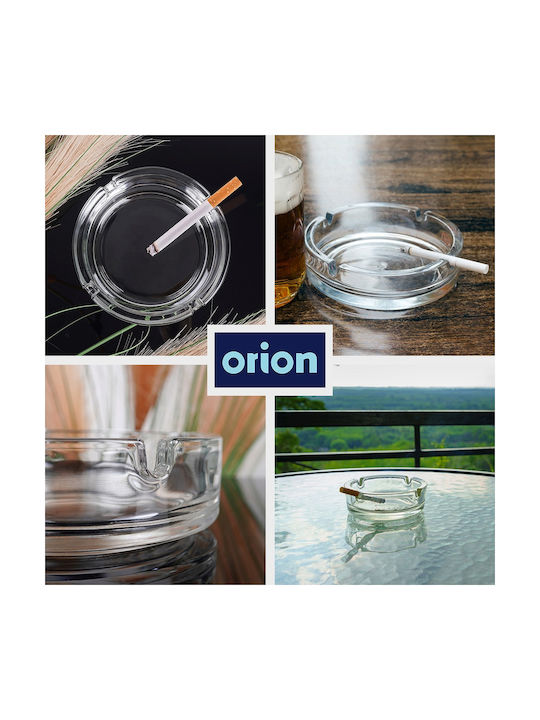 Glass Round Ashtray 10 Cm 6 Pcs