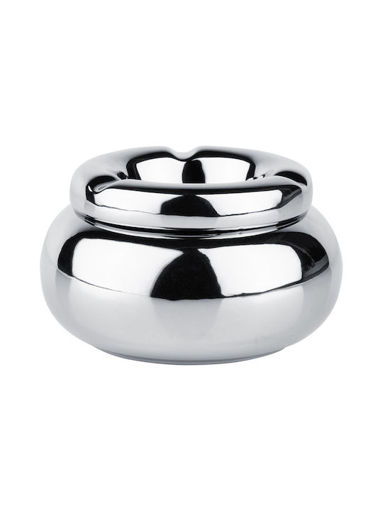 Dolomite Ashtray Silver Round 11 Cm