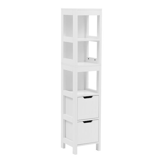 Pakketo Kelby 370-000036 Στήλη Μπάνιου Δαπέδου 30x30x144cm Λευκή