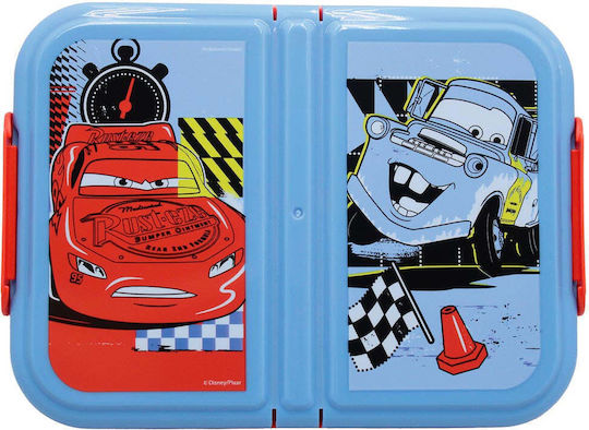 Gim Plastic Kids Food Container Disney Cars 0.9lt
