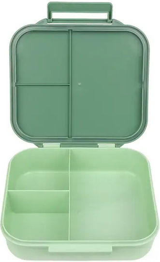 A Little Lovely Company Plastic Kids' Food Container Dinosaurs 0.9lt 18 x 17 x 5cm