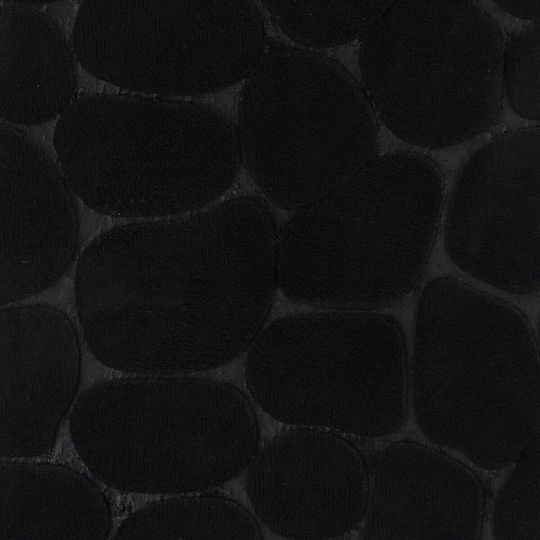 Non-Slip Bath Mat Microfiber AT000100498 Black 50x120cm