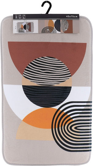 Rutschfest Badematte Mikrofaser Rechteckig T-d Trendy 7701746 Beige 45x75cm