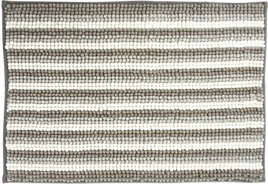 MRShome Pat Covoare De Baie DF-0063002 Gri/Alb 60x40cm