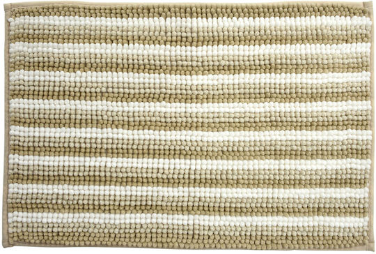 MRShome Covoraș De Baie DF-0063001 Maro/Alb 60x40cm