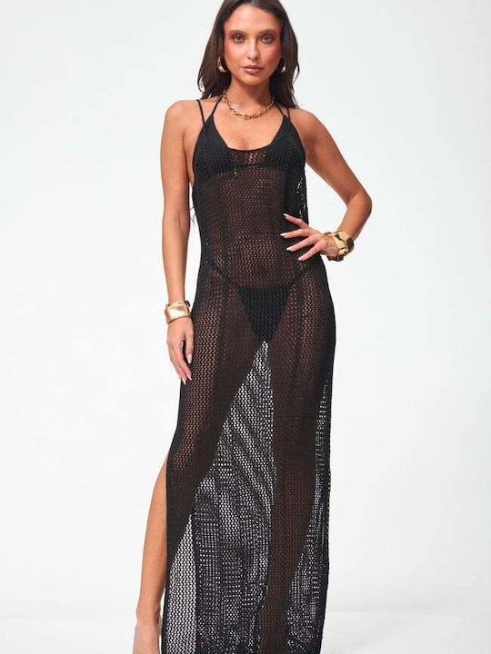 Decoro Women's Maxi Beach Dress Black