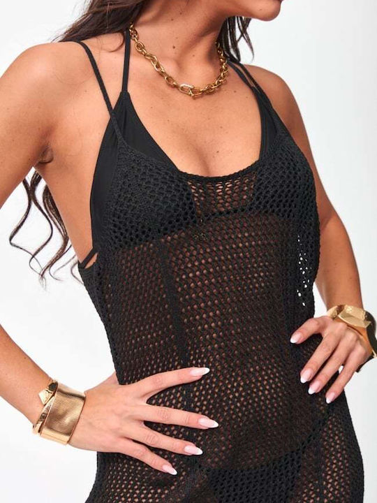 Decoro Women's Maxi Beach Dress Black