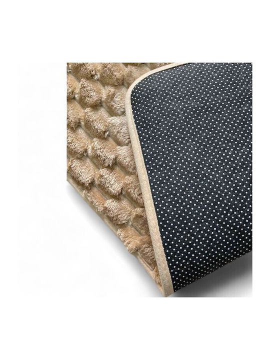To megalo pazari Non-Slip Bath Mats Set TMP-3770 Ochre (tmp-3770) 2pcs