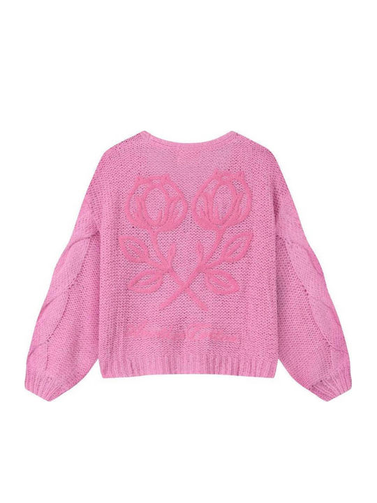 Another Cotton Lab Women's Cotton Sweater Pink