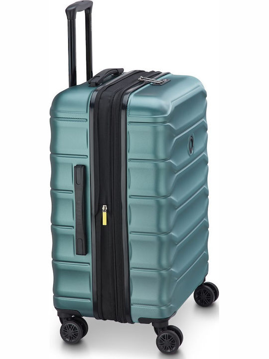 Delsey Meteor Medium Hard Suitcase Meteor Green Height 68cm