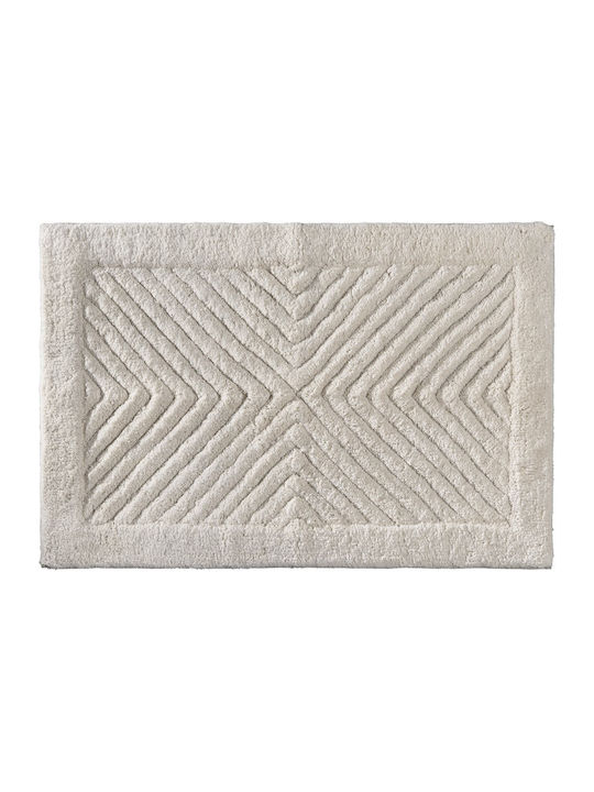 Guy Laroche Badematte Baumwolle Rechteckig Mozaik 1127091120027 Perla 40x60cm