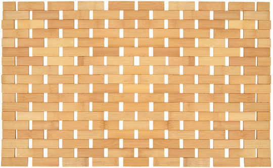 Estia Дървен Бански Килим Bamboo Essentials 02-27568 Бежов 38x60см Estia Дървен Бански Килим Bamboo Essentials 02-27568 Бежов 38x60см
