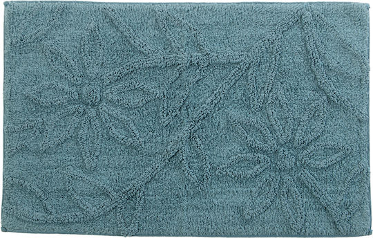 Nef-Nef Homeware Бански Килим Памучен Anthem Smoke Син 50x80см Nef-Nef Homeware Бански Килим Памучен Anthem Smoke Син 50x80см
