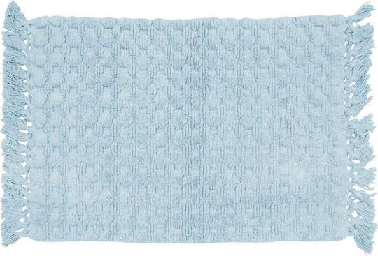 Das Home Bath Mat Cotton 0564 420750800564 Sky Blue 50x80cm