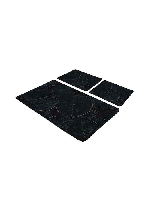 L'Εssentiel Maison Σετ Πατάκια Μπάνιου 359CHL5302 Dark Green 3τμχ