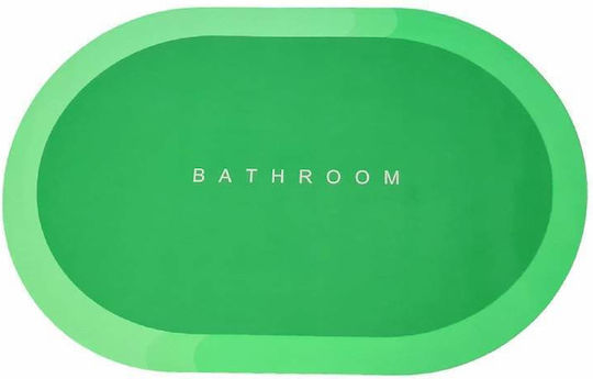 Πατάκι Μπάνιου Οβάλ Green 90x60εκ. Πατάκι Μπάνιου Οβάλ Green 90x60εκ.