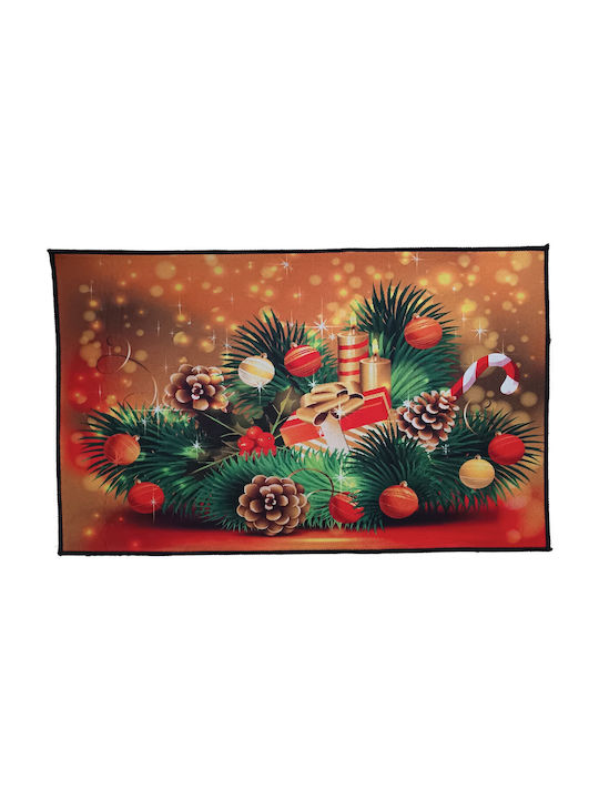 Chios Hellas Non-Slip Bath Mat Velvet 31951.CHRISTMASCANDLE Christmas Candle 50x80cm