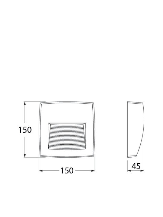 Fumagalli Lorenza 150 Wall-Mounted Outdoor Light Black