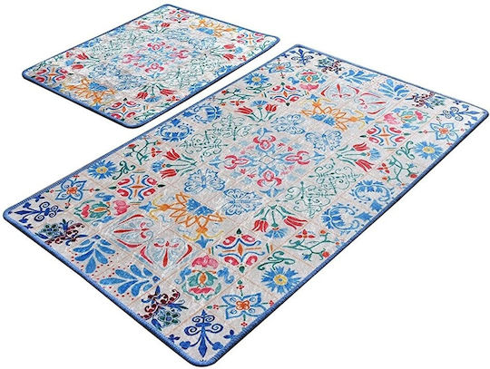 Set Covoare De Baie CERAM4506 Multicolor 2 Bucăți Set Covoare De Baie CERAM4506 Multicolor 2 Bucăți