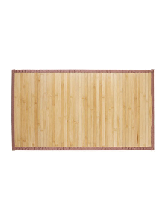 Relaxdays Covoraș de Baie Lemn 10024084 Maro 45x80buc