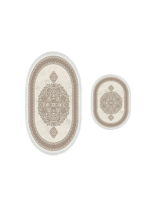 L'Εssentiel Maison Σετ Πατάκια Μπάνιου 299ANR1659 Brown 2τμχ