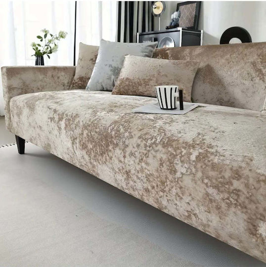 SteweHome Διθέσιου Καναπέ Π180xΜ230cm Μπεζ SteweHome Διθέσιου Καναπέ Π180xΜ230cm Μπεζ