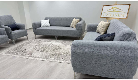 SteweHome Покривка За Двуместен Диван 200x240см Сива