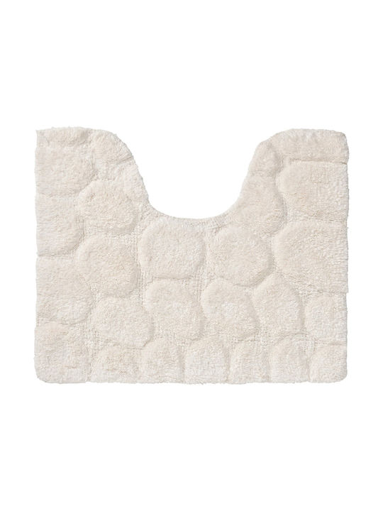 Sealskin Badematte Baumwolle Toilette Pebbles 294416410 Ivory 50x60cm