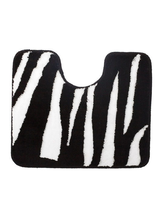 Sealskin Rutschfest Badematte Synthetisch,Polyester/Cotton/Leather Toilette Safari 293557619 Black 50x60cm