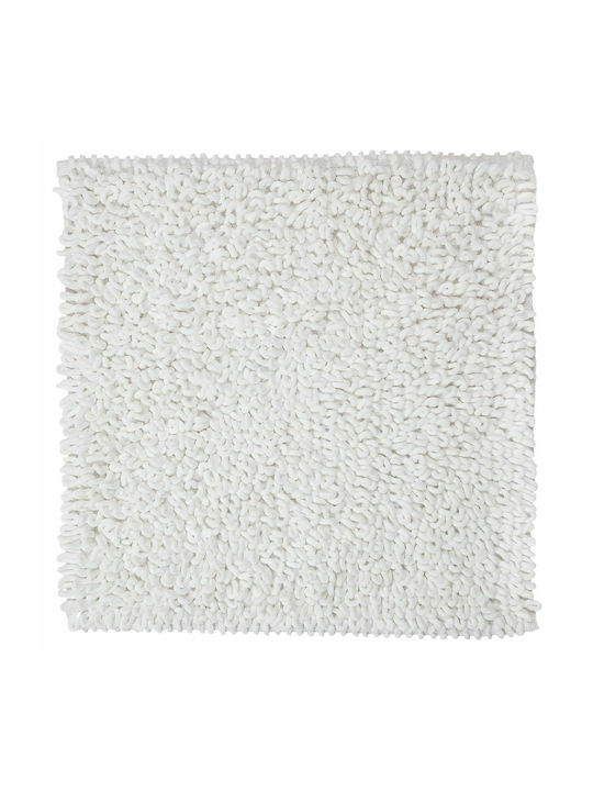 Sealskin Бански килим Квадрат Twist 294646810 Бял 60x60бр