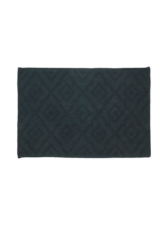 Sealskin Bath Mat Cotton Aztec 800096 Green 60x90cm