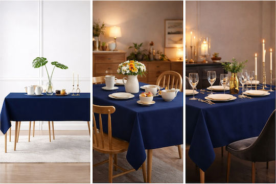 Now Art Tablecloth Navy Blue 140x180cm