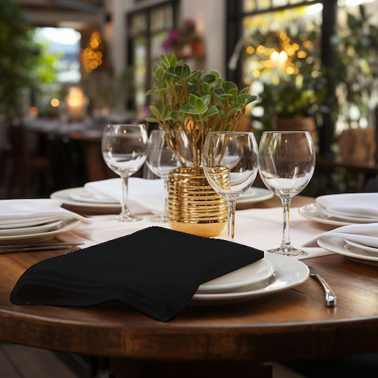 Meble odNowa Black Tablecloth 50x50cm
