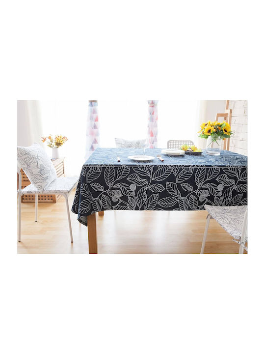 FRIPIA Față De Masă Albastru Închis 140x250 Cm