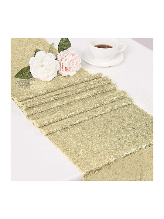 Meble odNowa Ράνερ Gold Sequin Table Runner 30x275εκ.