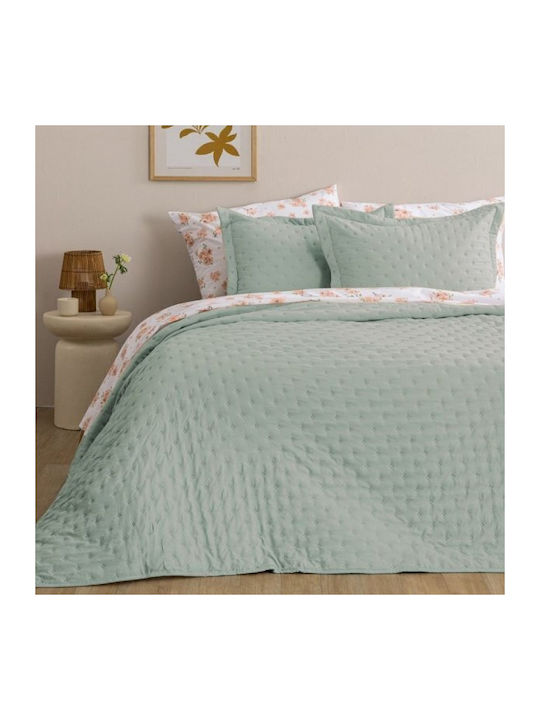 Palamaiki Nico Set Coverlets King Size Microfiber Mint 260x240cm