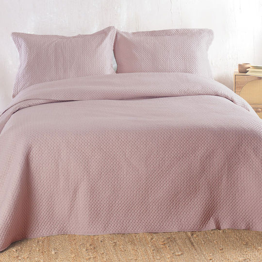 Rythmos Allure Σετ Κουβερλί Μονό Microfiber Πουδρα 160x240cm