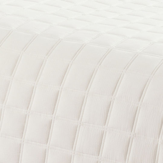Liolios Home King Size Cream Coverlet Set 260x240cm