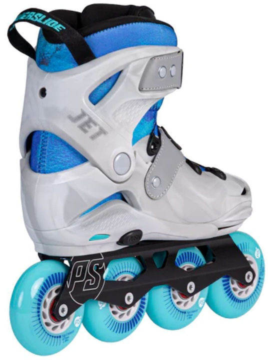 Powerslide Jet Pro Inline Einstellbare Rollers Graue Kinder