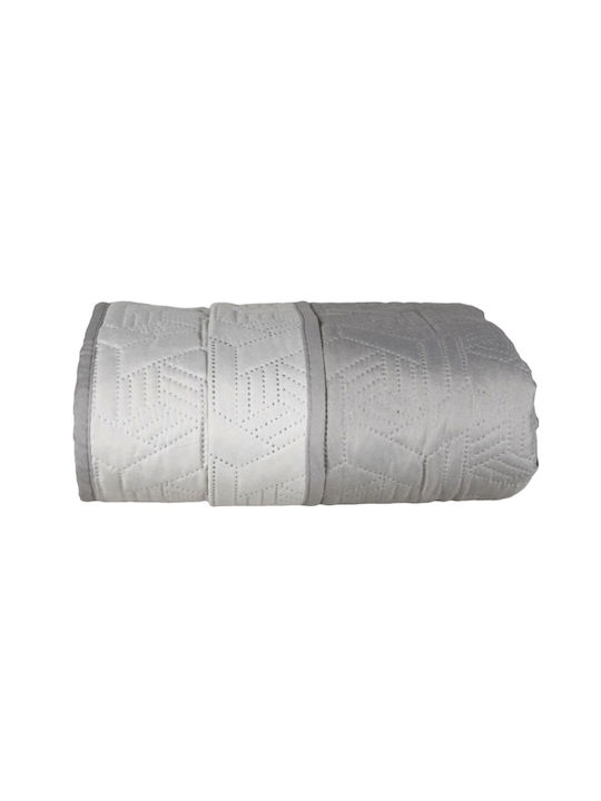 Kipper Flex Coverlet Double Microfiber Gray 220x240cm