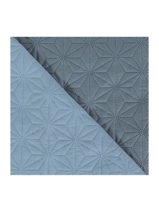 Borea Stellar Coverlet Queen Size from Polyester Light Grey-Grey 220x240cm