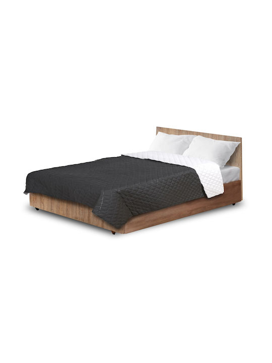 AIO Factory Ultrasonic Tagesdecke Einzelbett Black And White 160x200cm