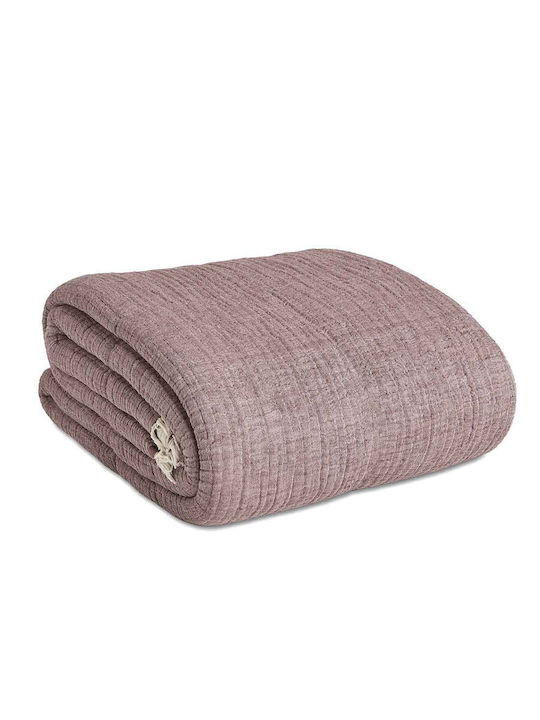 Aigaion Super Soft Cuvertură Extra-dublu Burgundy 250x240cm
